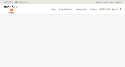 Desktop Screenshot of meersinn.de